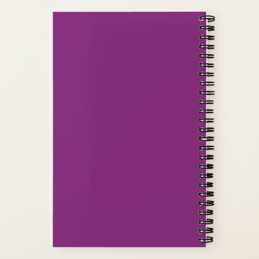 Carnet Raspberry Classique Monogramme (Verso)