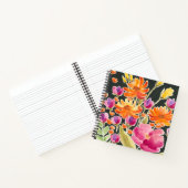 Carnet Rassemblement splendide - Fleurs roses et orange (Intérieur)