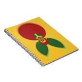 Carnet Rasta Colours Art Abstrait Imprimer (Côté Droit)