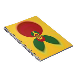 Carnet Rasta Colours Art Abstrait Imprimer