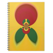 Carnet Rasta Colours Art Abstrait Imprimer (Devant)