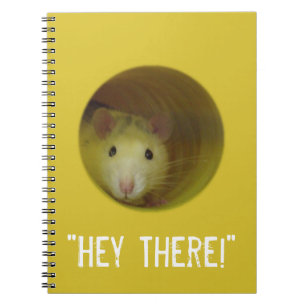 Carnet Rat mignon chez un animal drôle de trou