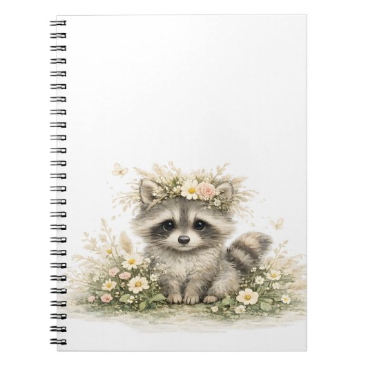 Carnet Raton laveur ami de la forêt (Devant)