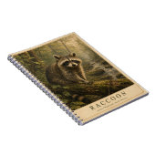 Carnet Raton laveur des bois de l'Est VINTAGE (Côté Droit)