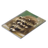 Carnet Raton laveur mignon de bébé (Côté gauche)