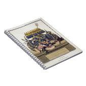 Carnet Ravana, roi de démon de la Ceylan, du 'voyage Ind (Côté Droit)