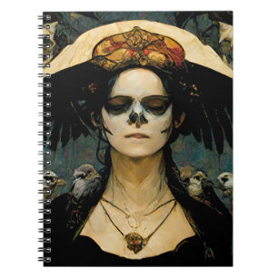 Carnet Raven Witch 4 Imaginaire Horreur Goth Gothique