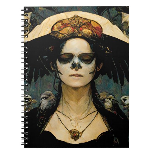 Carnet Raven Witch 4 Imaginaire Horreur Goth Gothique (Devant)