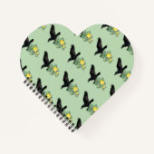 Carnet Raven with Yellow Rose (Devant)