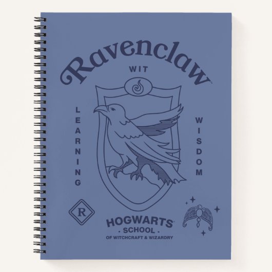 Carnet RAVENCLAW™ Wit Learning Wisdom Crest (Devant)
