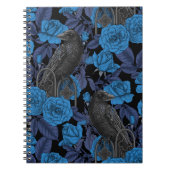 Carnet Ravins et roses bleus (Devant)