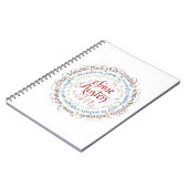 Carnet rayé - couverture de drames de période de (Côté gauche)