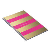 Carnet rayé or (Côté Droit)