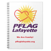 Carnet rayé par Lafayette de PFLAG (8,5" x 11") (Devant)