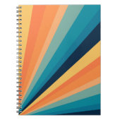 Carnet Rayons solaires rétro (Devant)