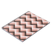 Carnet Rayure 3D abstraite moderne sans couture (Côté gauche)