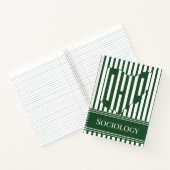 Carnet Rayure verte de l'Ohio (Intérieur)