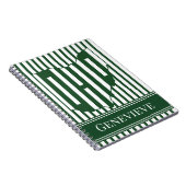 Carnet Rayure verte de l'Ohio (Côté Droit)