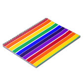 Carnet Rayures arc-en-ciel (Côté gauche)