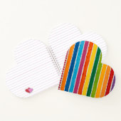Carnet Rayures arc-en-ciel radieuses  (Intérieur)