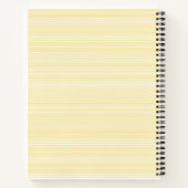 Carnet rayures art abstrait moderne (Dos)