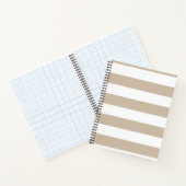 Carnet Rayures Brown et blanches claires (Intérieur)