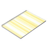 Carnet Rayures citron (Côté gauche)