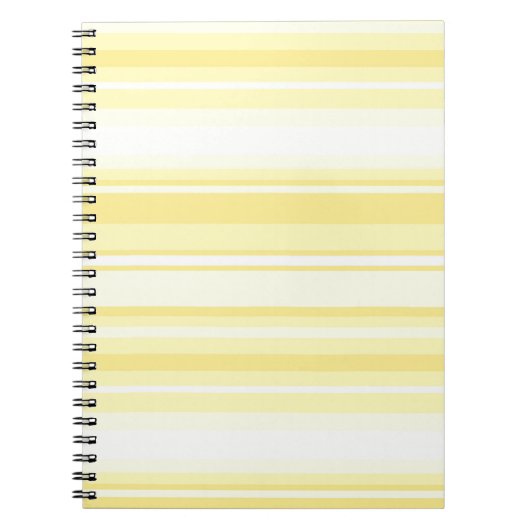 Carnet Rayures citron (Devant)