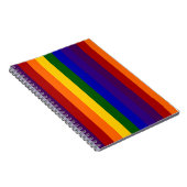Carnet Rayures d'arc-en-ciel (Côté Droit)