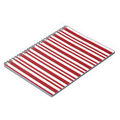 Carnet Rayures de Canne à Sucre de Noël (Côté gauche)