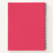 Carnet Rayures de floraison cosmique (Dos)