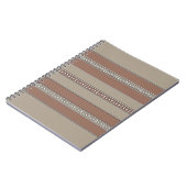 Carnet Rayures de mosaïque du désert (Côté gauche)