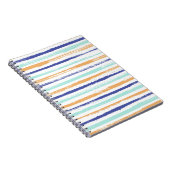 Carnet Rayures géométriques textiles cousans couture vint (Côté Droit)
