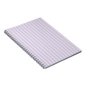Carnet Rayures lavande violet (Côté Droit)