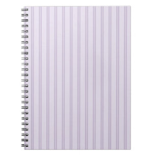 Carnet Rayures lavande violet