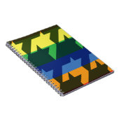 Carnet Rayures lumineuses d'arc-en-ciel (Côté Droit)
