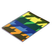 Carnet Rayures lumineuses d'arc-en-ciel (Côté gauche)
