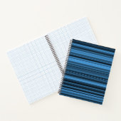 Carnet Rayures Noir Bleu (Intérieur)