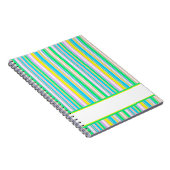 Carnet Rayures pastel (Côté Droit)