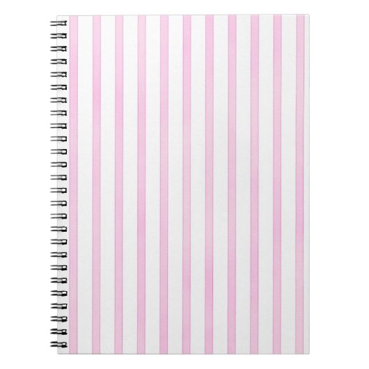 Carnet Rayures roses d'aquarelle d'arrière - plan (Devant)