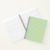 Carnet Rayures Vertes (Intérieur)