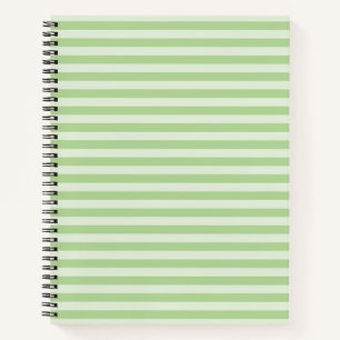 Carnet Rayures Vertes