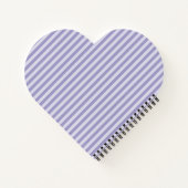 Carnet Rayures violettes (Dos)