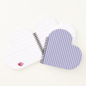 Carnet Rayures violettes (Intérieur)