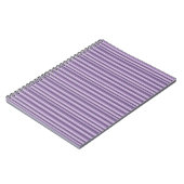 Carnet Rayures violettes (Côté gauche)
