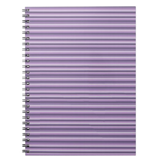 Carnet Rayures violettes (Devant)