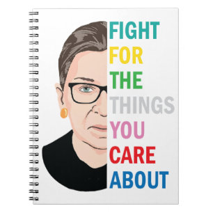Carnet RBG Lutte Pour Les Choses Qui Vous Intéressent