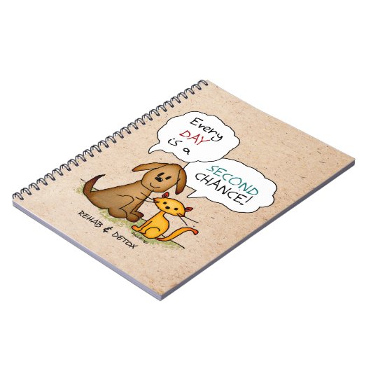 Carnet Réadaptation et bande dessinée de désintoxication (Côté gauche)