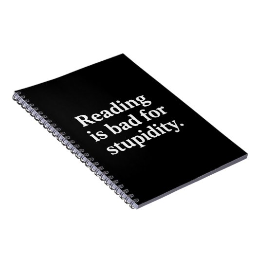 Carnet Reading is bad for stupidity (Côté Droit)