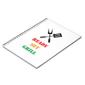 Carnet Ready, set, grill (Côté gauche)